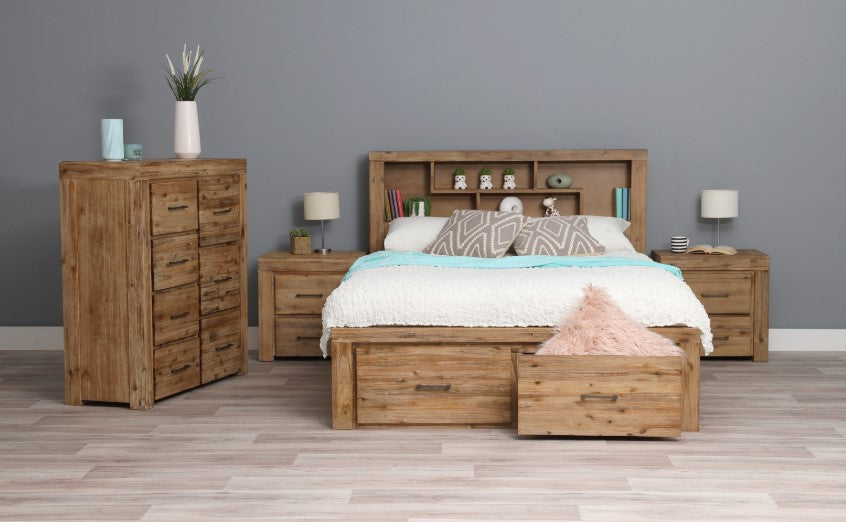 Mi Casa Bed Frame with Drawers