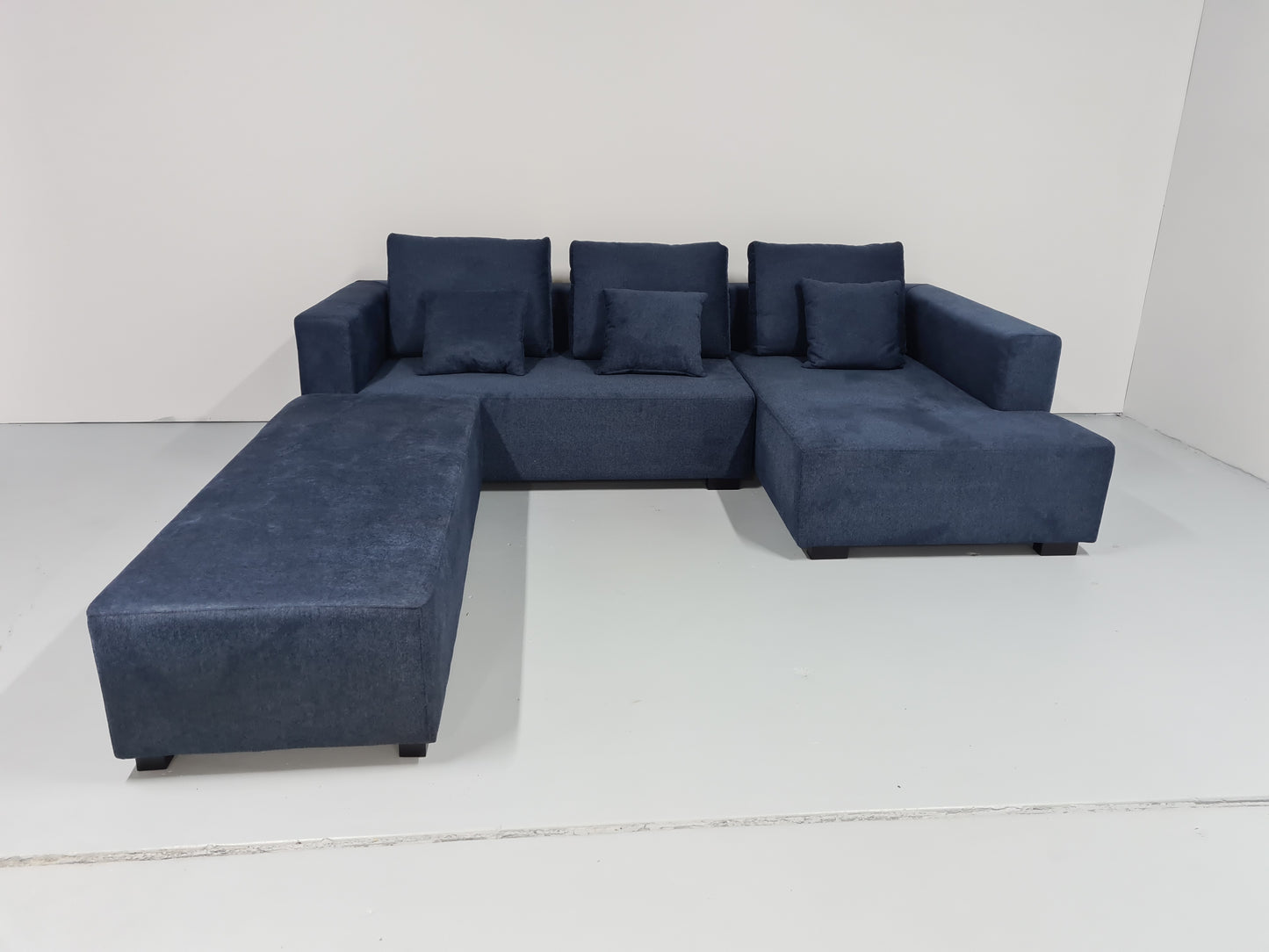 Albany 3 Seat Lounge with Chaise and Ottoman