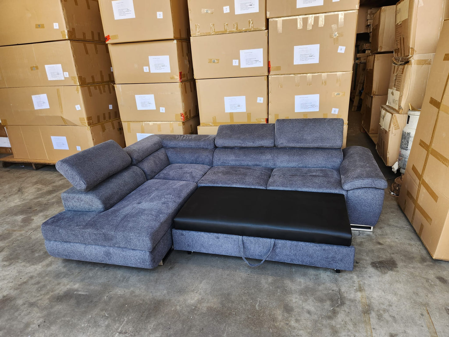 Chloe Corner Lounge: Stylish Design with Smart Storage
