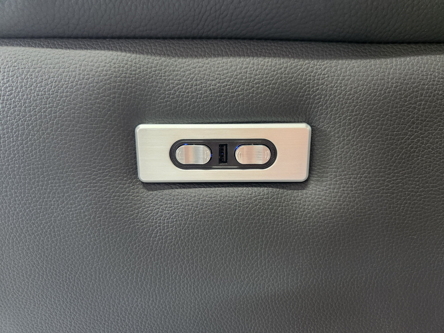 Grace Leather 5 Seat Electric Corner Lounge