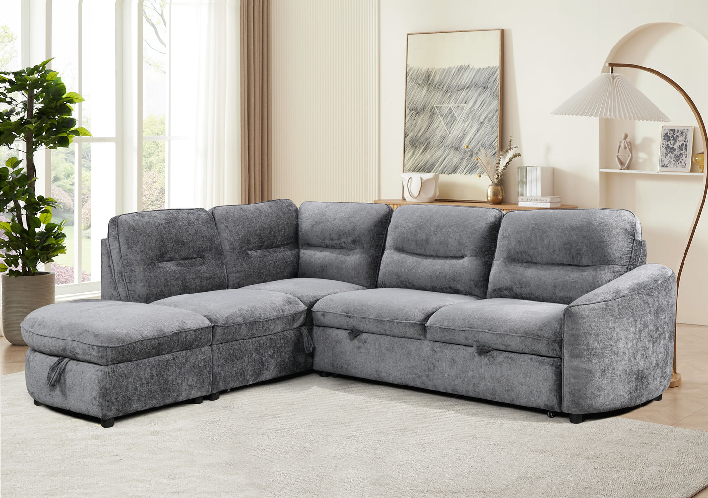 Ascot Corner Lounge with Sofabed