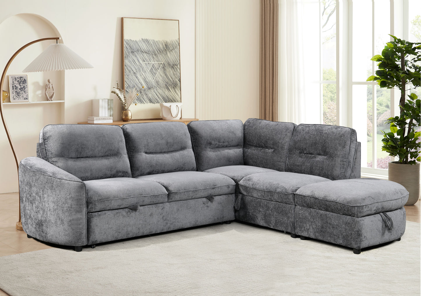 Ascot Corner Lounge with Sofabed