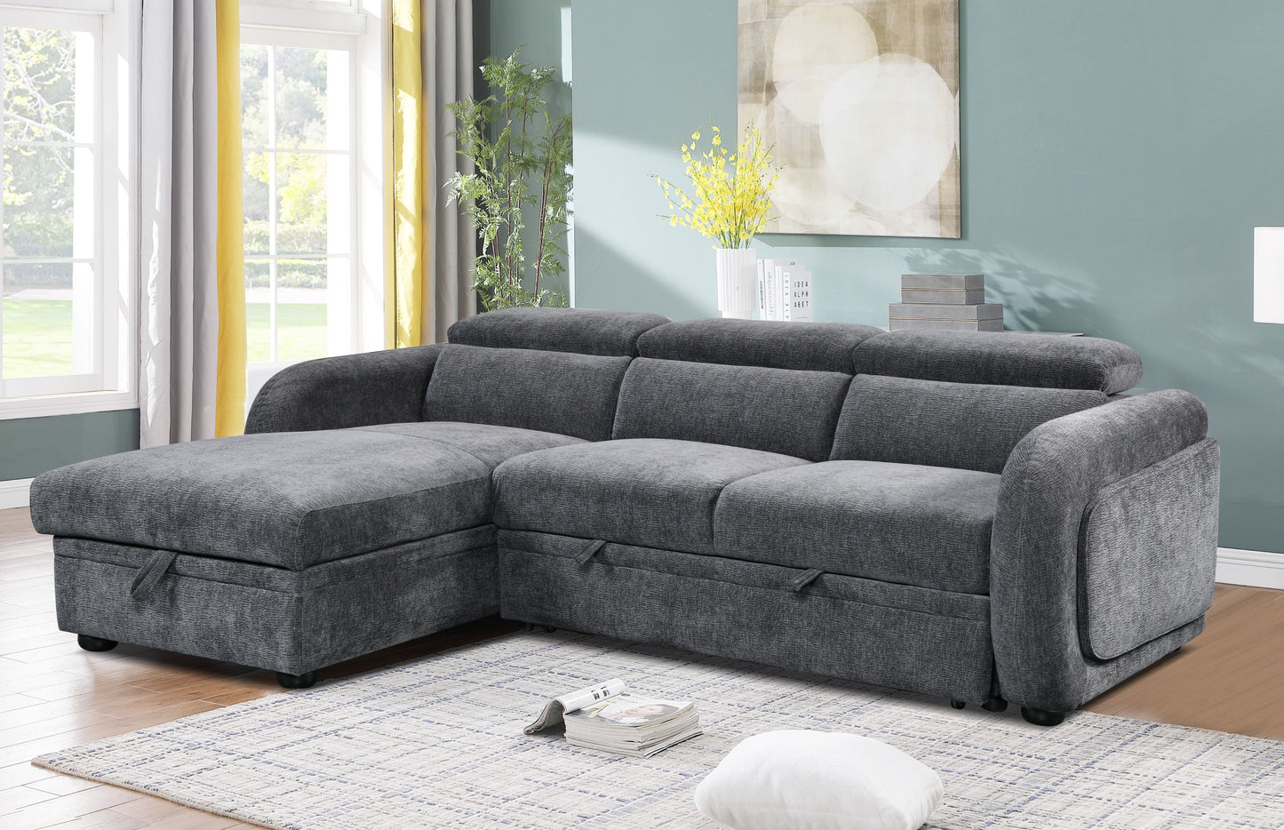 Belmont Corner Lounge with Sofabed