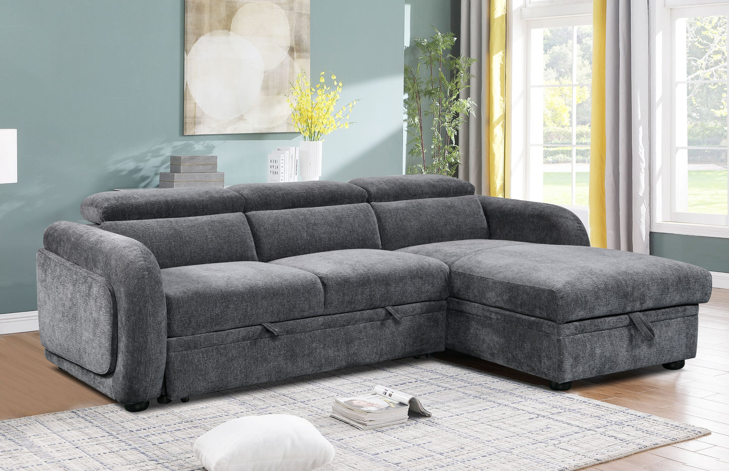 Belmont Corner Lounge with Sofabed