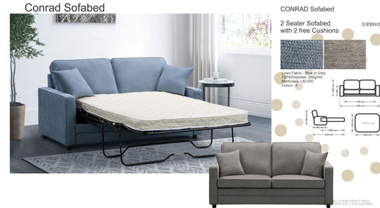 Conrad 2 Seat Sofabed