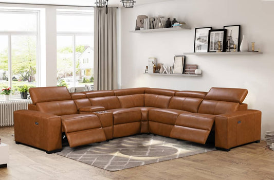 Valencia Tan Full Leather Lounge: Luxury Redefined