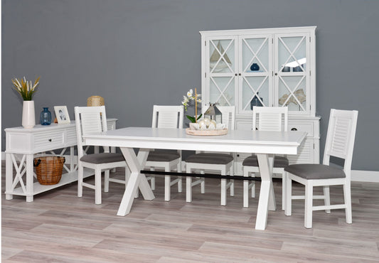 White Haven 7 Piece Dining Table & Chairs