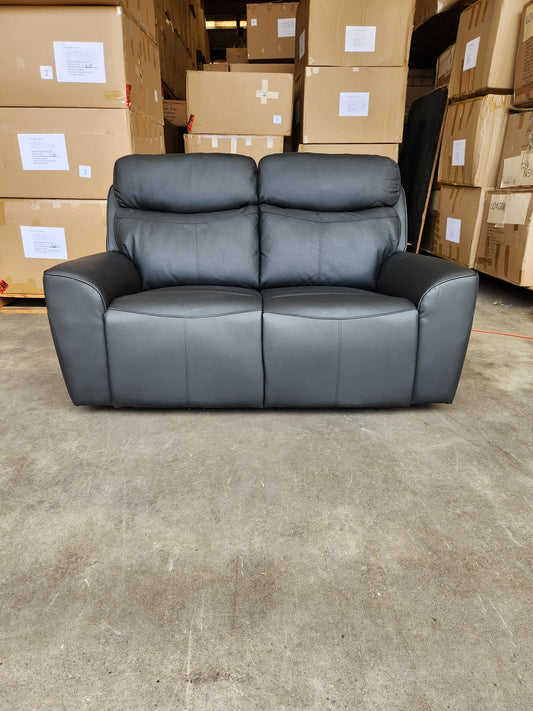 Mayfair Leather 2 Seat Electric Recliner Lounge